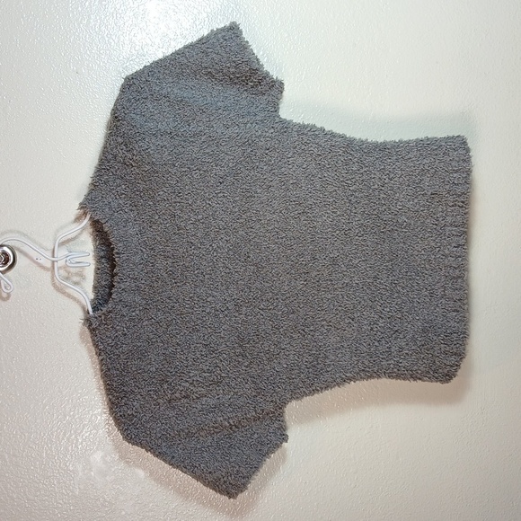 Skims Cozy Knit Cropped T-Shirt size Small/medium - Picture 2 of 5